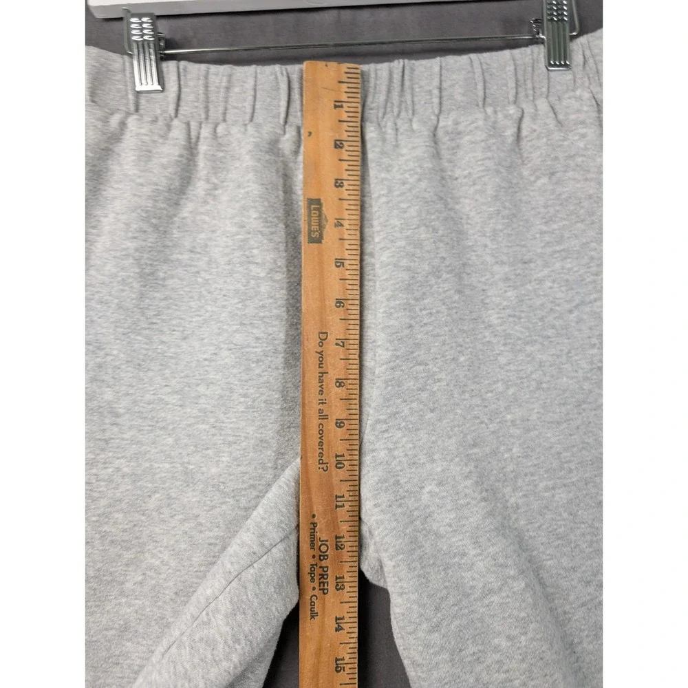 J Crew Womens CF420 Heritage Fleece Jogger Sweatpants Gray Small